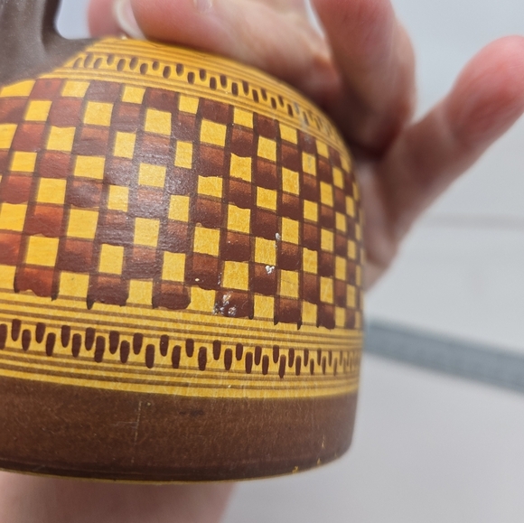 Geometrical Period Hand Made Copy From 800 To 900 BC Trefoil Mouth Ceramic Brown - Picture 10 of 11